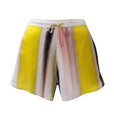 Art Stripes Silk Shorts